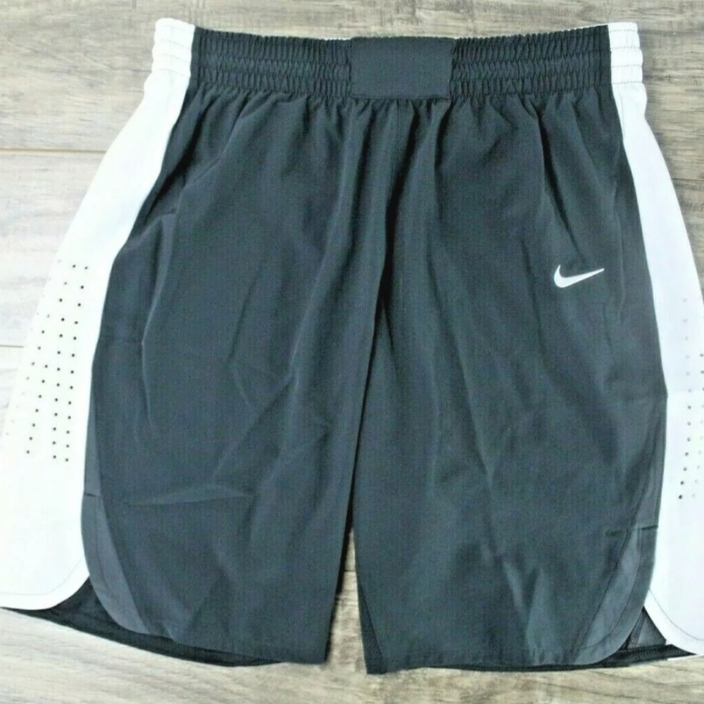 Nike Womens Hyperelite Stock White And Blue Shorts